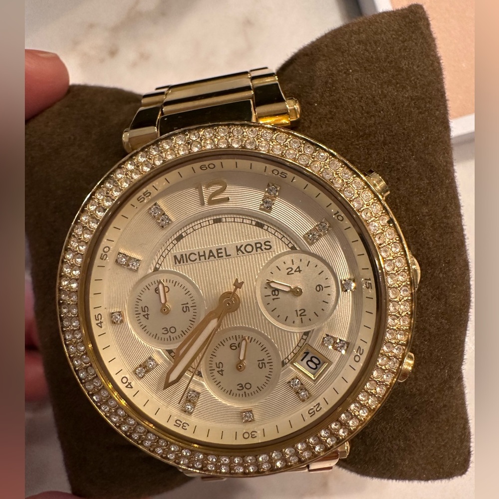 MICHAEL KORS Gold Tone Watch